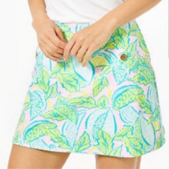 Lilly Pulitzer Madison Skort Vitamin Sea SZ XL